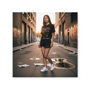 HTF: North Star ★ Retrostar Vegan Leather Sneakers ★ Colorful Patch ★ 39 8 8.5